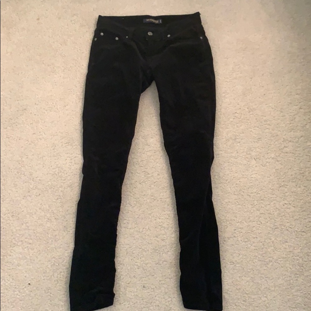 Levi’s black velvet pant